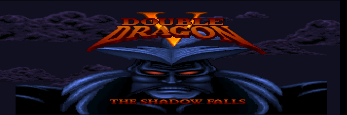 Double Dragon V Title Screen